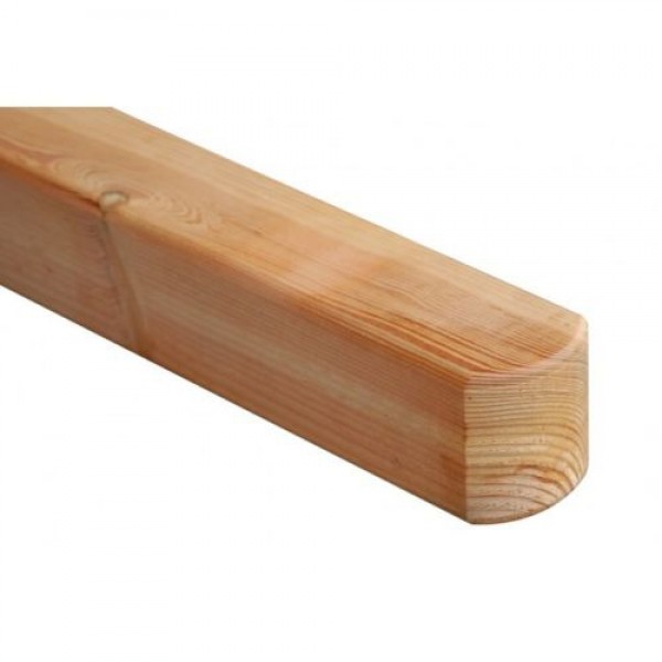 druckbehandeltes Holz 300 mm x 48 mm x 28 mm Woodside Vierkant-Zaunpfosten mit geradem Kopf